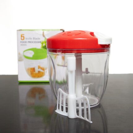 Manual Food Processor ( 5 Knife Blade Manual)